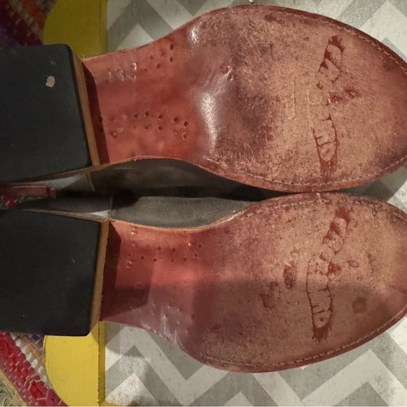 Freebird Marilyn Ankle Strap Flats shoes Women’s Size 8 Stone Multi $225 - Picture 5 of 13